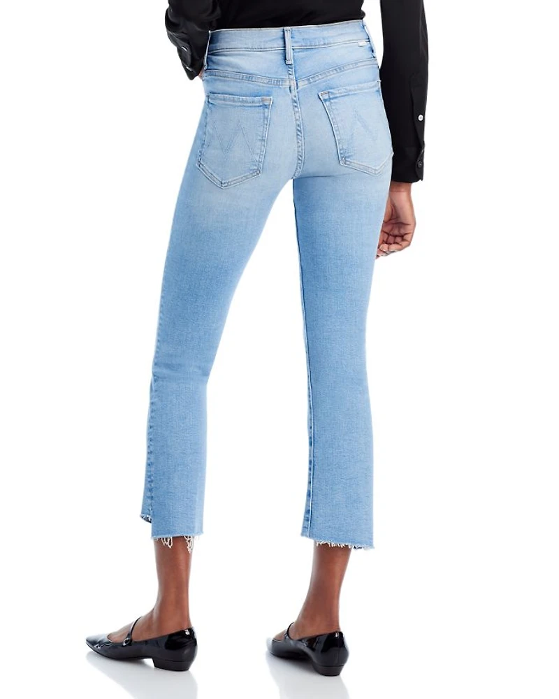 The Insider High Rise Crop Step Fray Bootcut Jeans Limited Edition