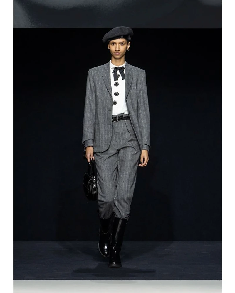 Button Front Pleated Shirt