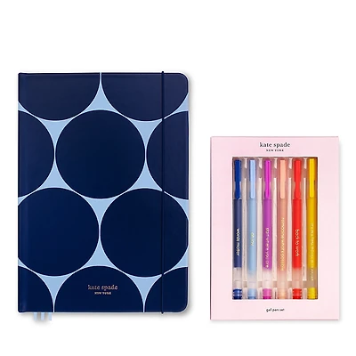 kate spade new york Joy Dot Notebook and Gel Pens