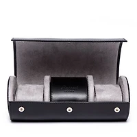 Hyde Park Three Watch Leather Pouch