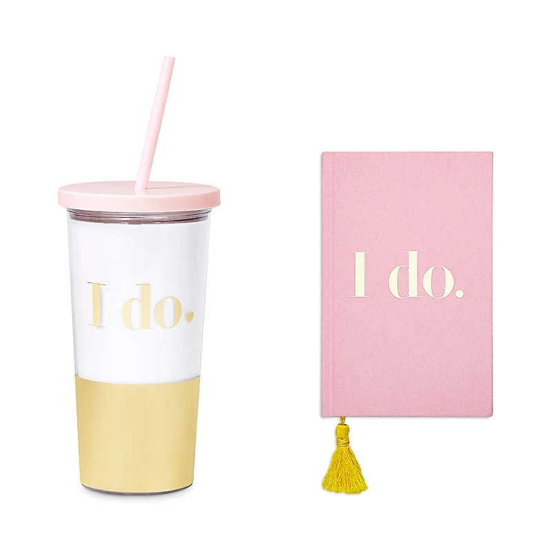 kate spade new york I Do Bridal Tumbler and Journal