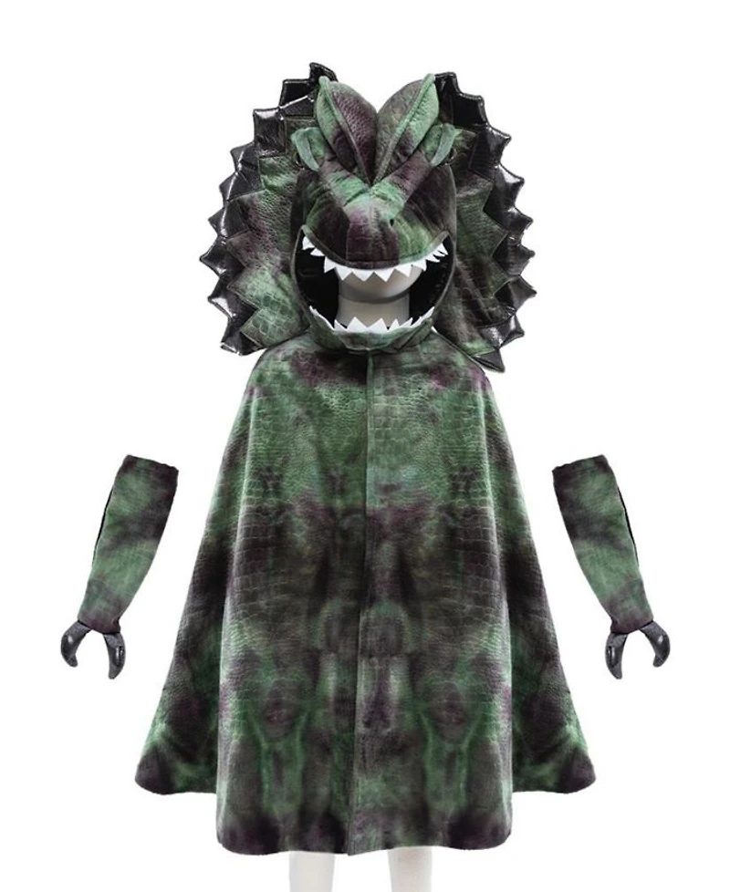 Grandasaurus Dilophosaurus Cape with Claws Costume - Ages 4-6