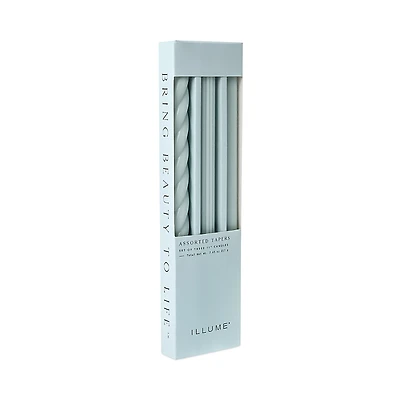 Illume Assorted Light Blue Candle Tapers 3-Pack, 7.65 oz.