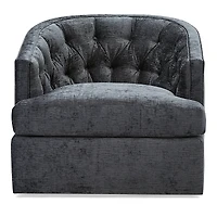 Massoud Bedford Tufted Swivel Chair