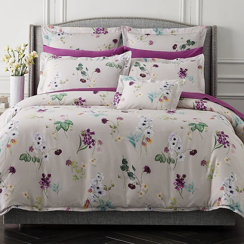 Schlossberg Freya Beige Flanged Pillow Sham, Standard