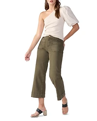 The Marine Cropped Wide Leg Pants