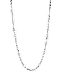 Georg Jensen Sterling Silver Reflect Slim Link Statement Necklace, 21.65