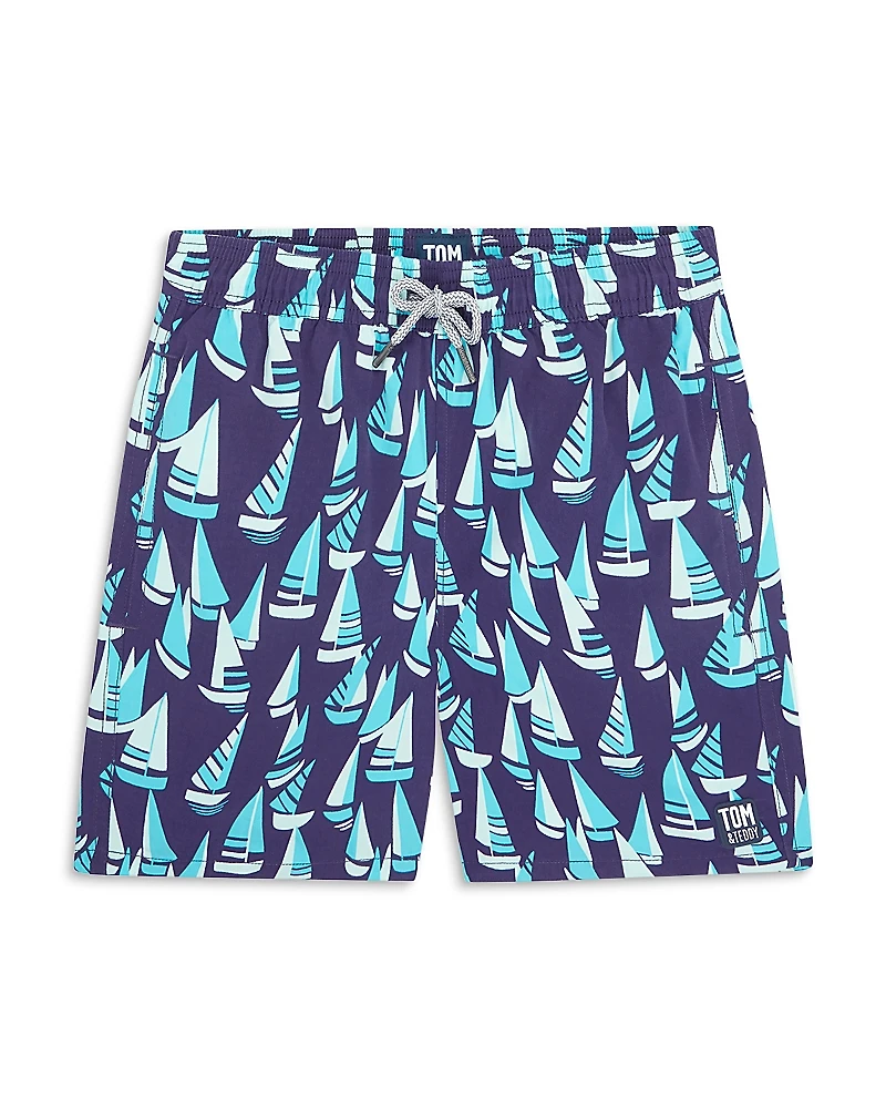 Tom & Teddy Boys' Boat Swim Trunks - Little Kid, Big Kid
