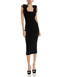 Elliatt Gabby Chrysanthemum Applique Dress