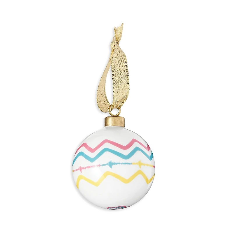 Spode Kit Kemp for Spode Rik Rak Bauble Ornament