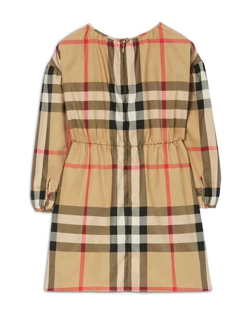 Girls' Check Stretch Savannah Dress - Little Kid, Big Kid