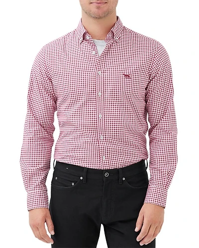 Gunn Check Oxford Long Sleeve Slim Fit Shirt