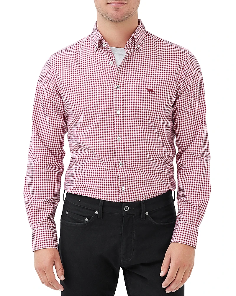 Rodd & Gunn Check Oxford Long Sleeve Slim Fit Shirt