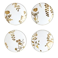 Bernardaud Vegetal Or Assorted Salad Plates, Set of 4