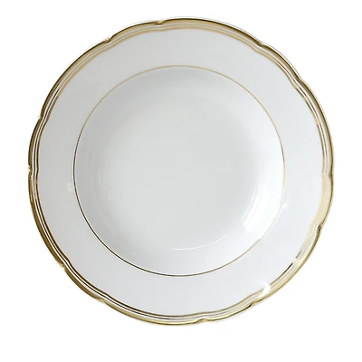 Bernardaud Pompadour Rim Soup Plate