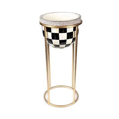 Mackenzie-Childs Courtly Check Plant Stand