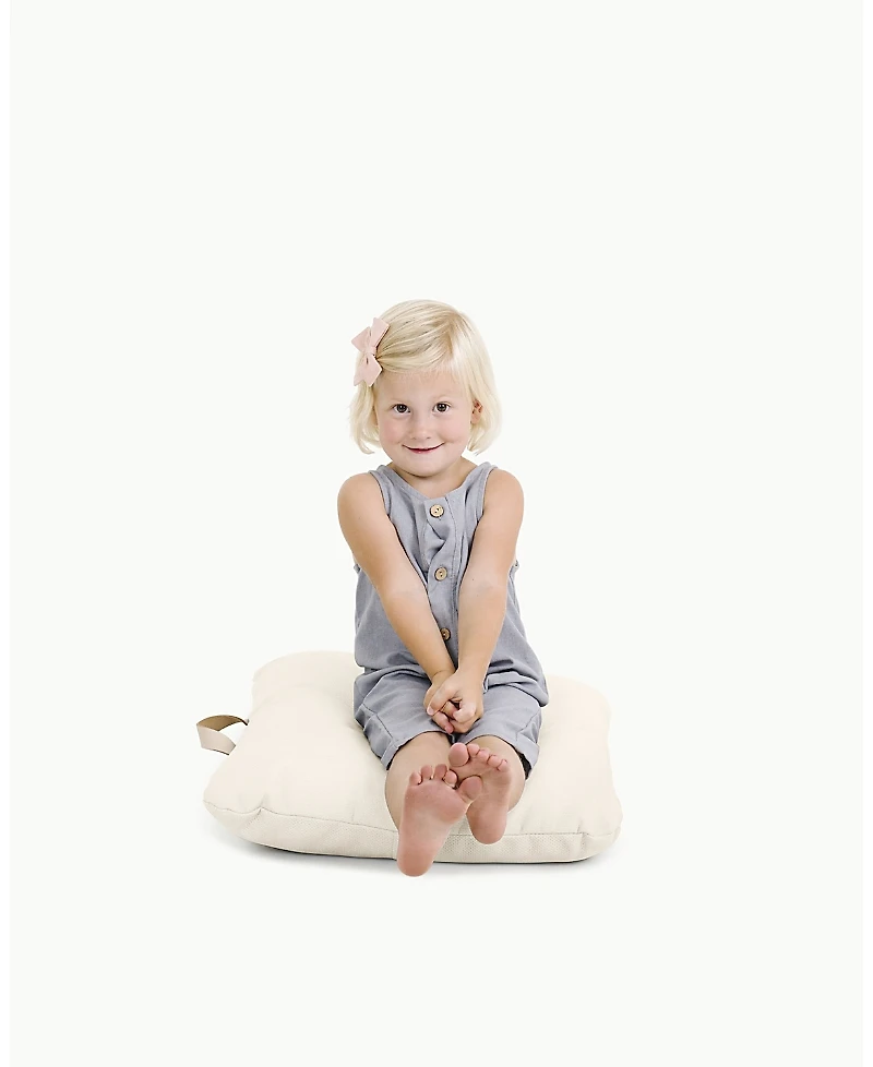Gathre Ivory Square Mini Floor Cushion