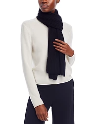 C by Bloomingdale's Cashmere Rib Knit Scarf - Exclusive