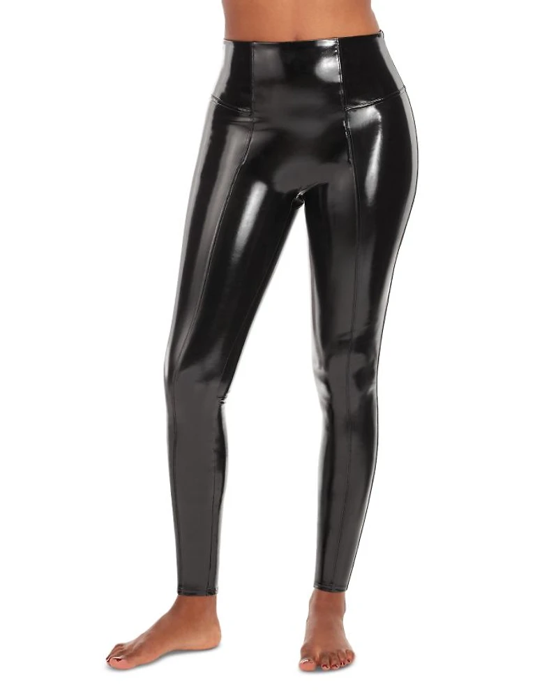 SPANXshape™ Faux Leather Patent Leggings