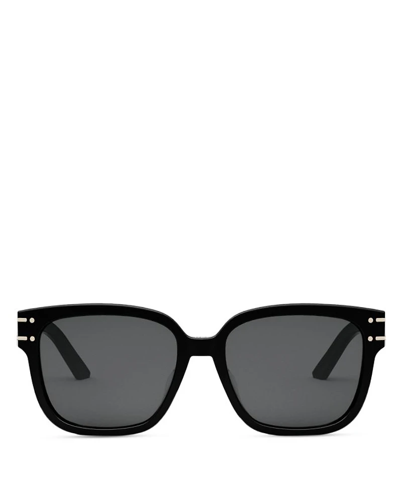 DiorSignature S7F Square Sunglasses, 58mm