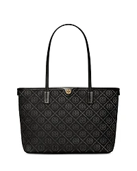 Small T Monogram Zip Tote