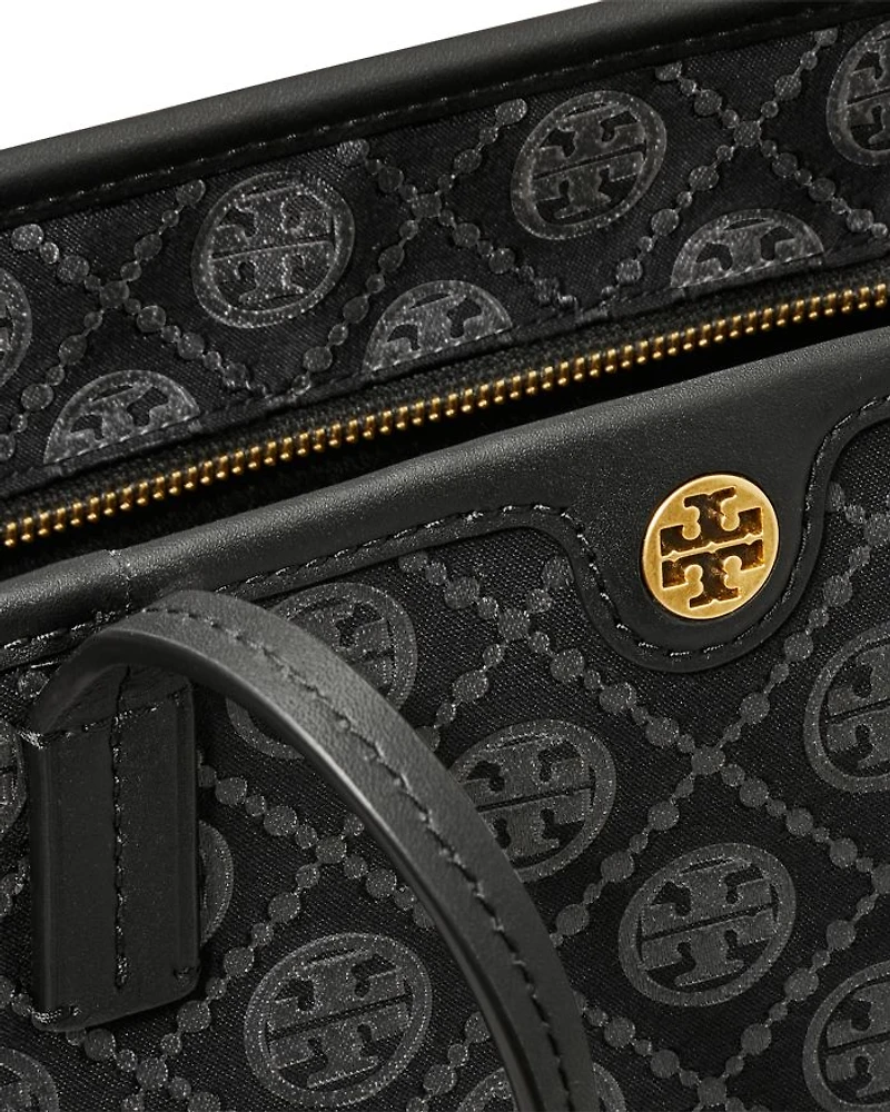 Small T Monogram Zip Tote