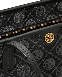 Small T Monogram Zip Tote