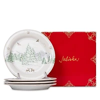 B&T North Pole Cocktail Plate, Set of 4