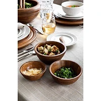 Bilbao Wood 3 Piece Nesting Bowls