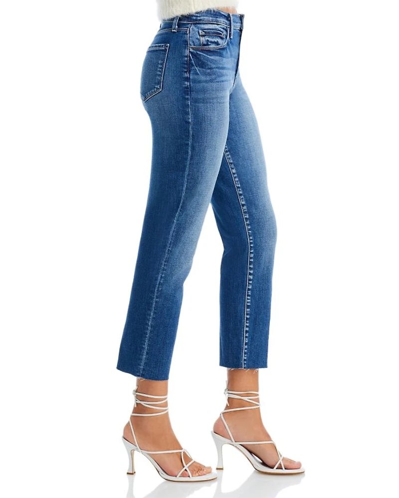 Sada High Rise Cropped Slim Leg Jeans Cambridge