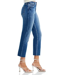 Sada High Rise Cropped Slim Leg Jeans Cambridge