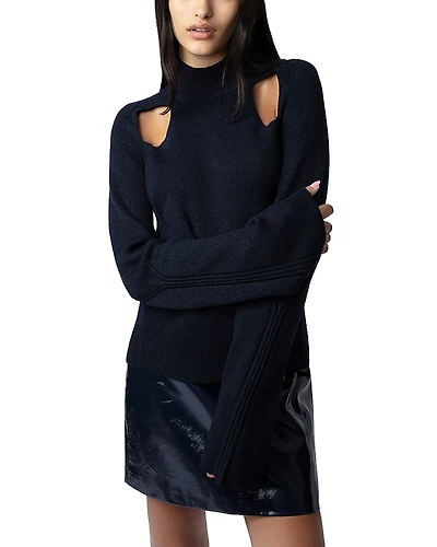 Zadig & Voltaire Micky Cutout Turtleneck Sweater