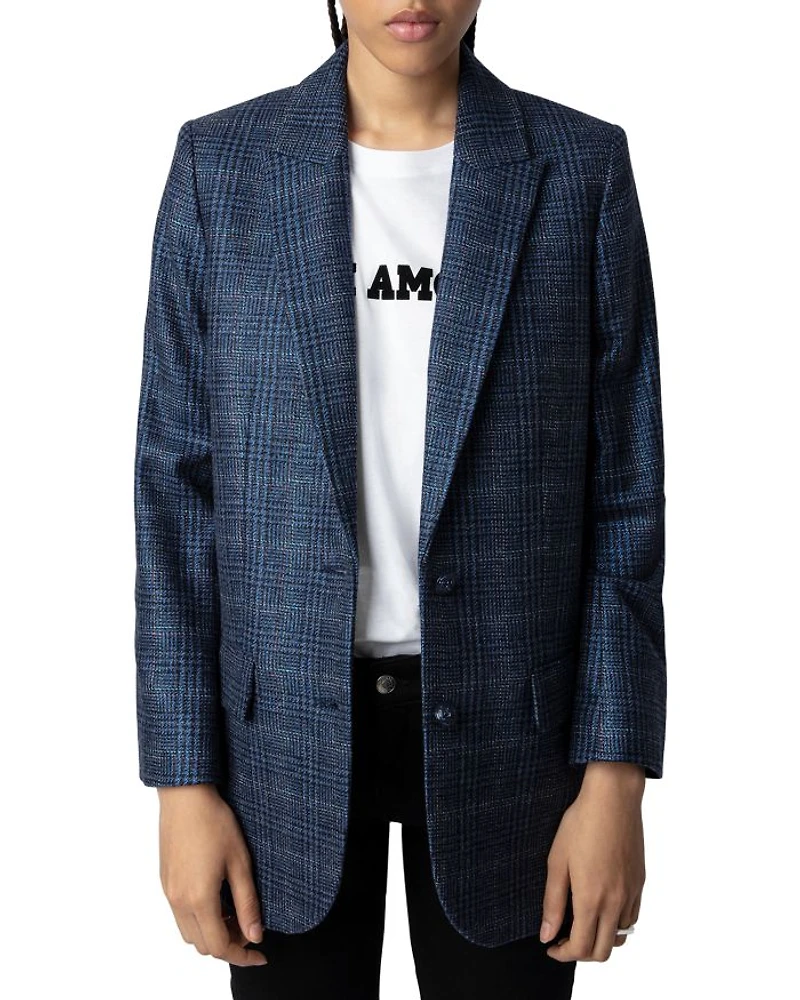 Viva Car Shimmer Blazer