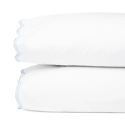 Sky Scallop King Pillowcase, Pair