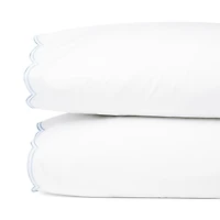 Sky Scallop King Pillowcase, Pair