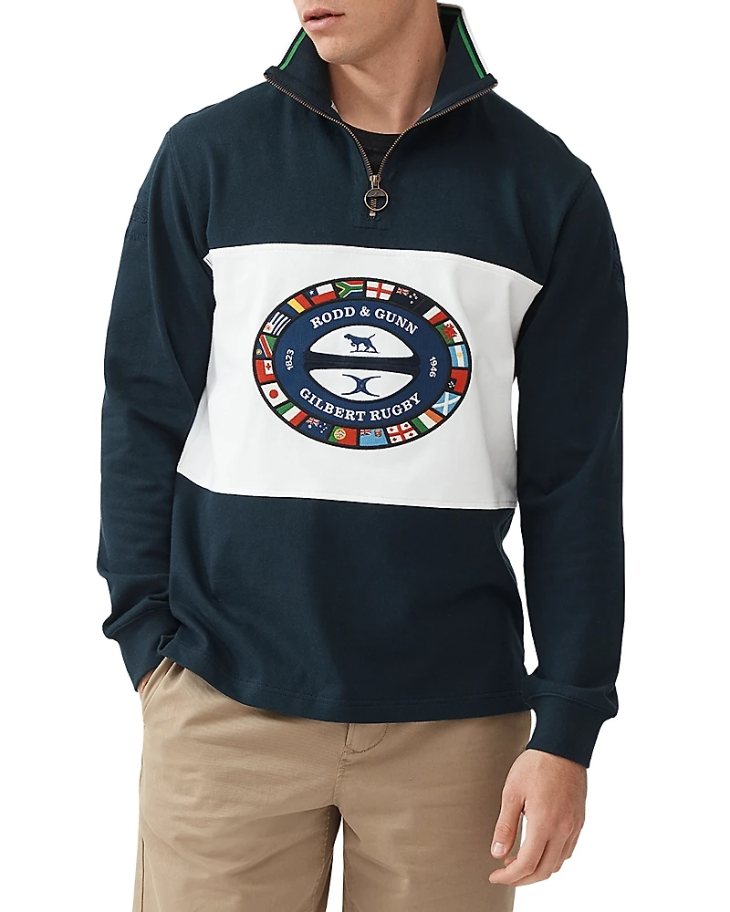 Rodd & Gunn x Gilbert Donnybrook Cotton Classic Fit Quarter Zip Sweatshirt