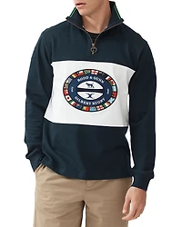 Rodd & Gunn x Gilbert Donnybrook Cotton Classic Fit Quarter Zip Sweatshirt