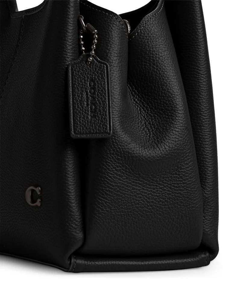Lana Pebbled Leather Shoulder Bag