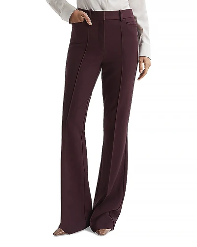 Reiss Gabi Flare Leg Trousers