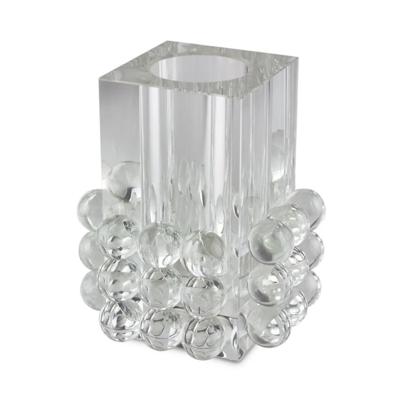 Crystal Glass Balls Square Vase