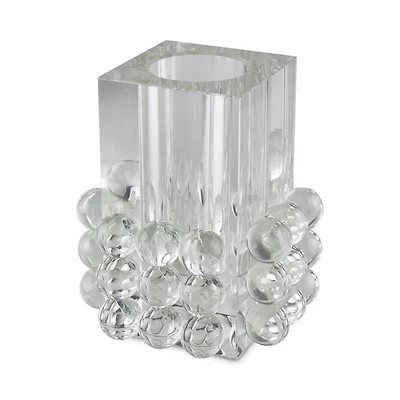 Crystal Glass Balls Square Vase