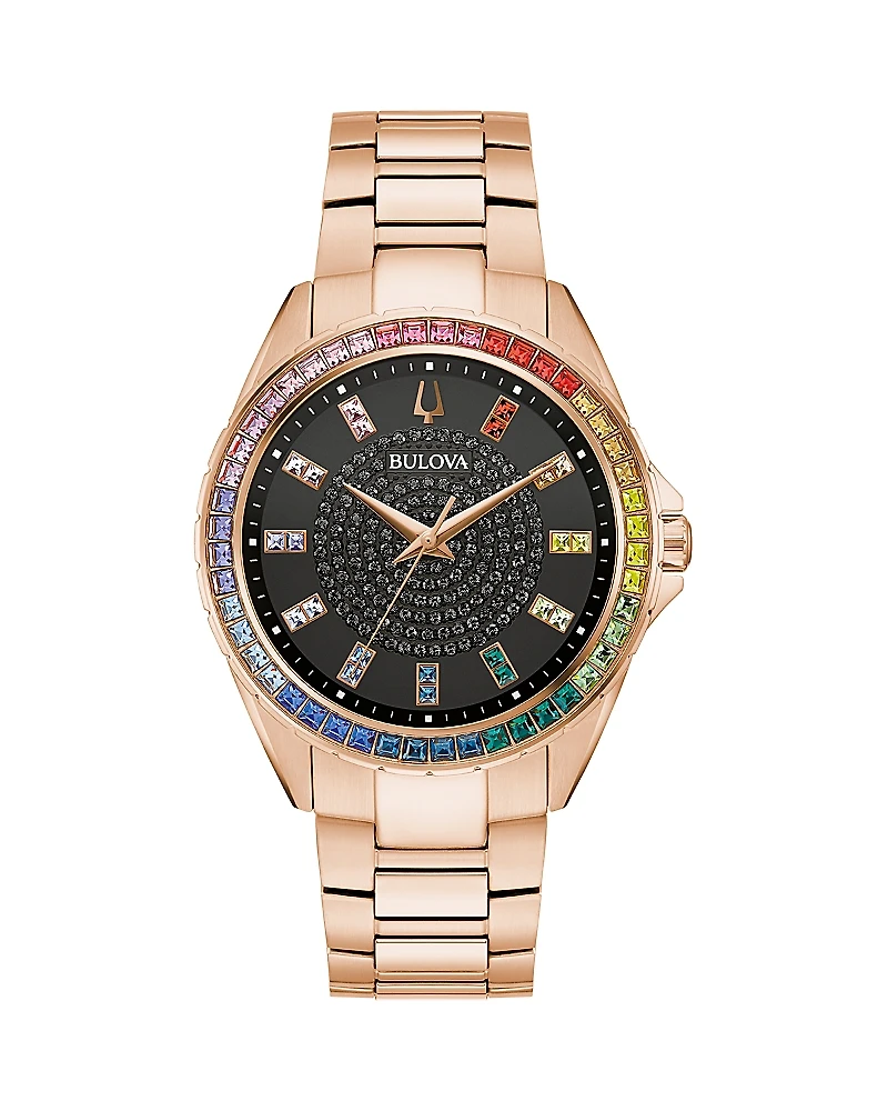 Bulova Crystal Phantom Watch, 40mm