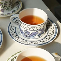 H. Blue Bird Cup and Saucer