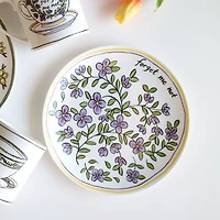 Molly Hatch Forget Me Not Salad/Dessert Plate