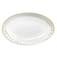 Prouna Alligator Gold 16 Deep Oval Platter