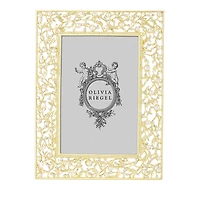 Oliva Riegel Gold Tone Frame, 4 x 6
