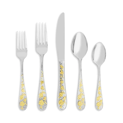 Michael Aram Orchid Gold 5-Piece Flatware Place Setting
