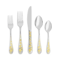 Michael Aram Orchid Gold 5-Piece Flatware Place Setting