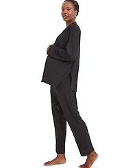 Ultra Soft Maternity Jersey 2 Piece Pajama Set