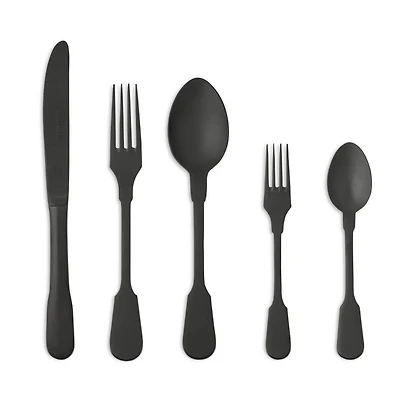 Saga PVD Black 5 Piece Place Setting